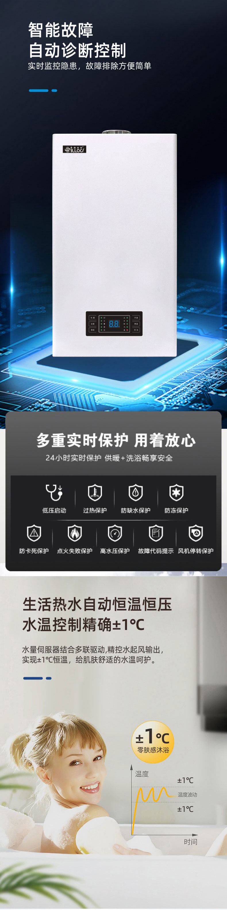 西洛德壁掛爐西慕系列優點介紹